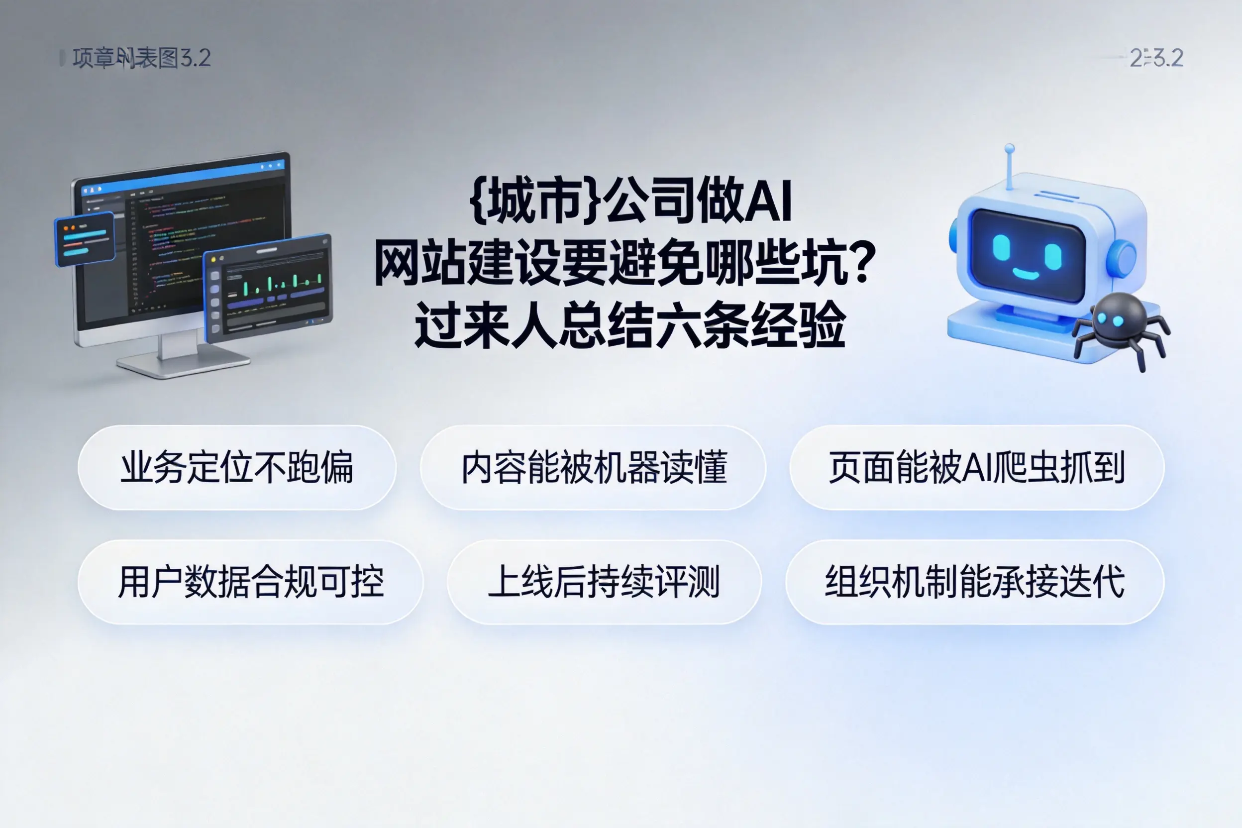 哈尔滨公司做AI网站建设要避免哪些坑？过来人总结六条经验