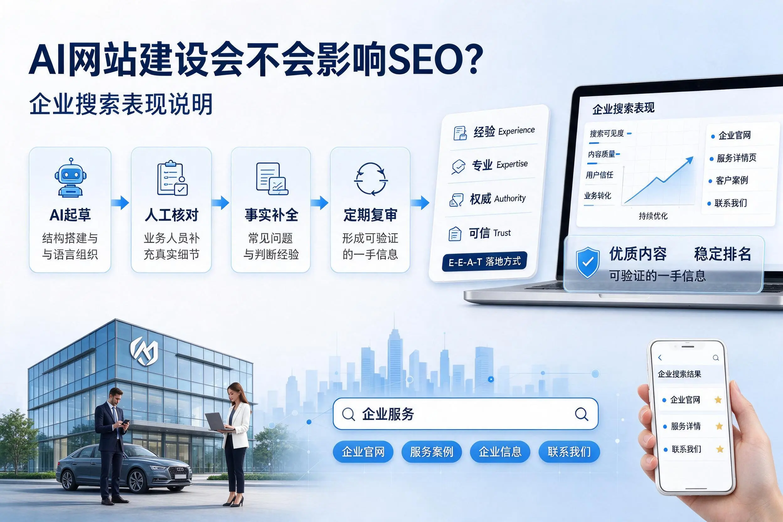 AI网站建设会不会影响SEO?哈尔滨企业搜索表现说明